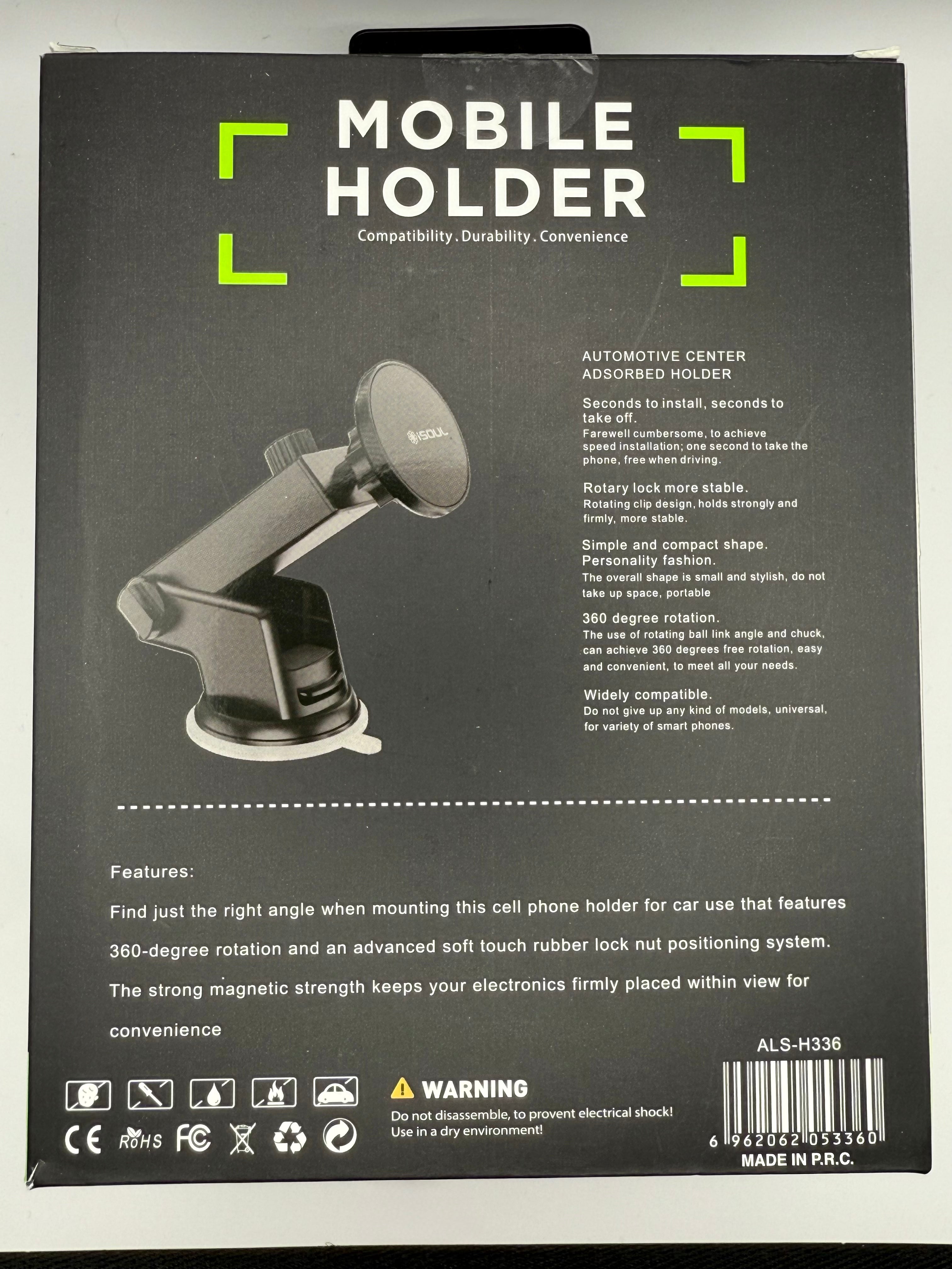 Car Phone Holder Windshield or Dashboard