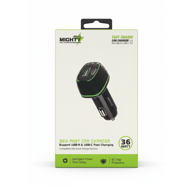 Mighty Fast Car Charger 36W