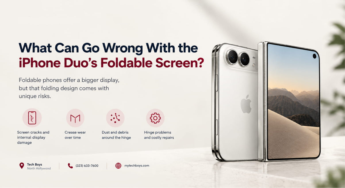 iPhone Duo Foldable Screen Problems: Risks and Repair