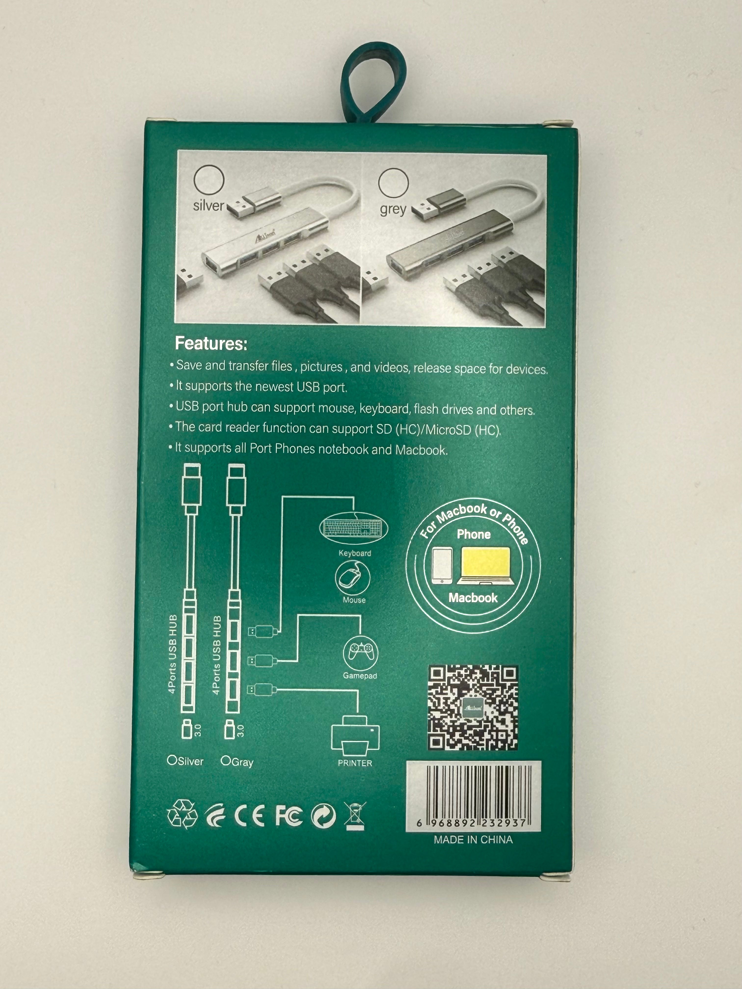 4-Port USB-A 3.0 Extender